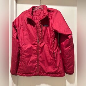 Patagonia Women's 3 in 1 Snowbelle Jacket in Red Reversible See Measurements